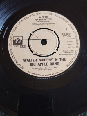Walter Murphy & The Big Apple Band A Fifth Of Beethoven 7" single used