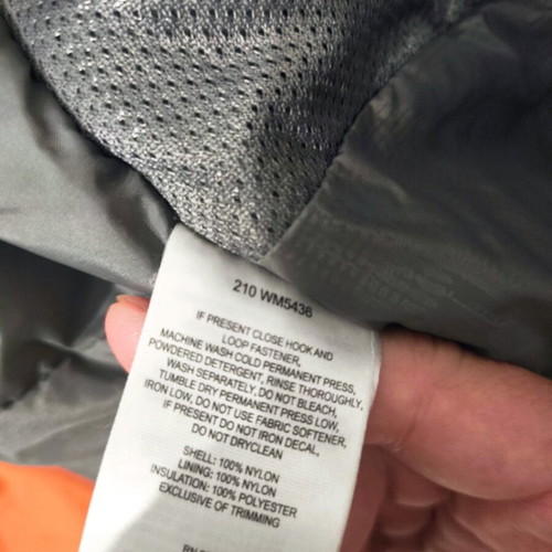 Columbia jacket with Omni Shield used, orange, XXL