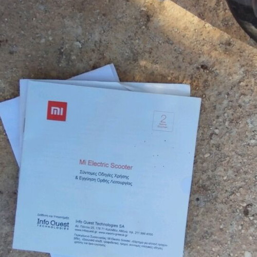 Xiaomi electric scooter used, battery replacement needed