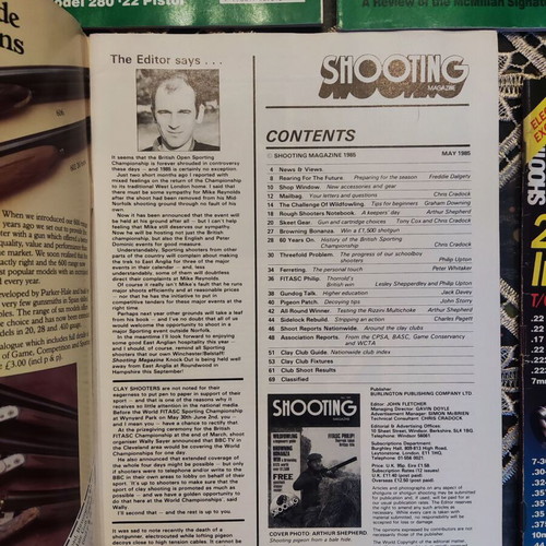 Vintage Guns Review & Shooting Magazine collection, 5 issues