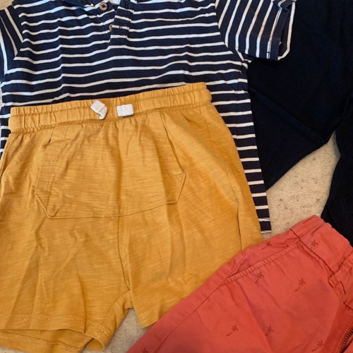 Boys' summer clothes pack 1-2 years, 33 pieces