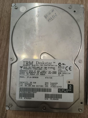 HDD IDE 20.5GB used, functional