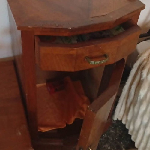 Bedside cabinet used, old wooden
