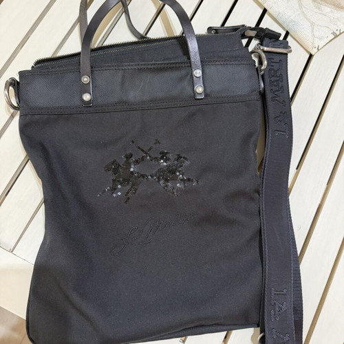 La Martina shoulder bag black like new