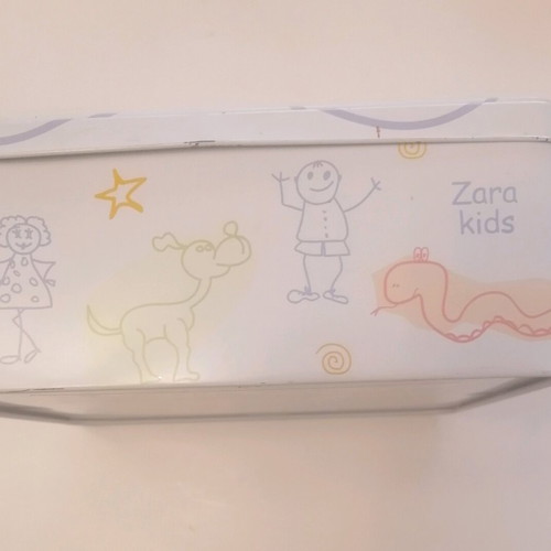 Zara Kids metal children's box used