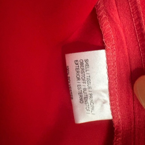 Red outerwear size 46 like new
