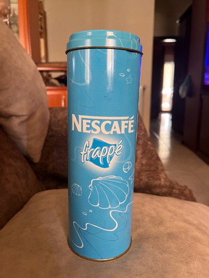 Nescafé vintage συλλεκτικό κουτί αλουμίνιο 25cm σαν καινούργιο