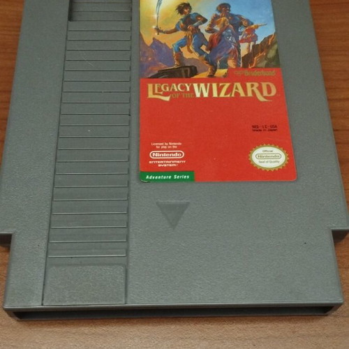 Legacy Of The Wizard Nintendo Entertainment System (NES) used