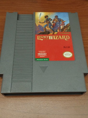 Legacy Of The Wizard Nintendo Entertainment System (NES) used