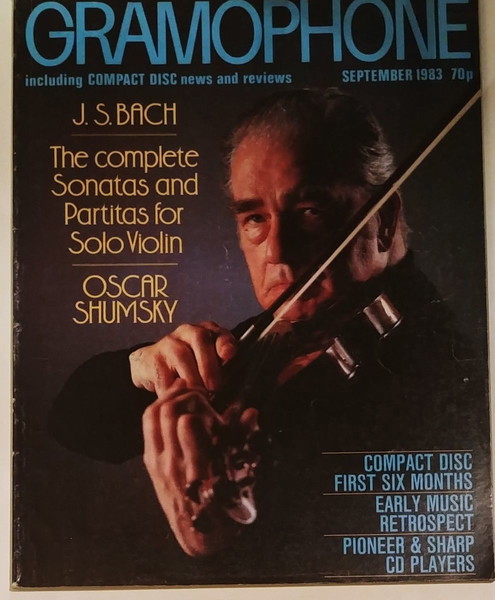 GRAMOPHONE SEPT 1983 - OSCAR SHUMSKY