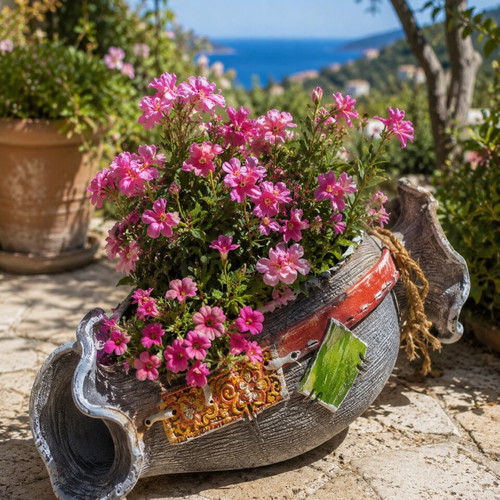 Flower Pot Style Decor New, Ceramic