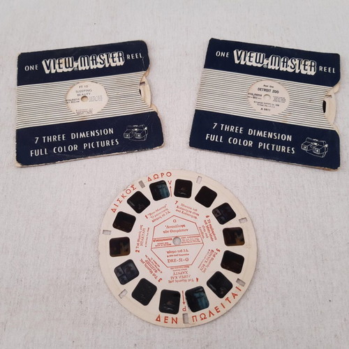 View Master Reel collectible reels used, pack of 3