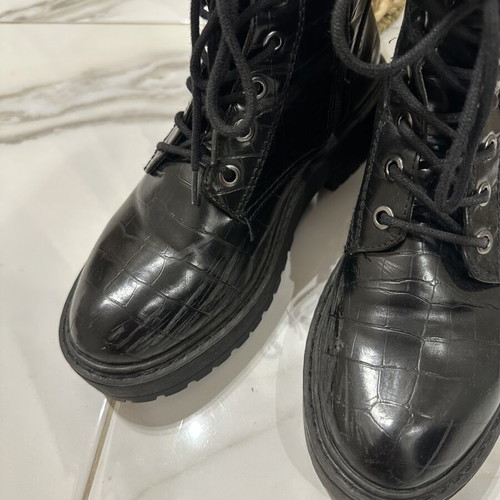 Stradivarius ankle boots size 37 used, black