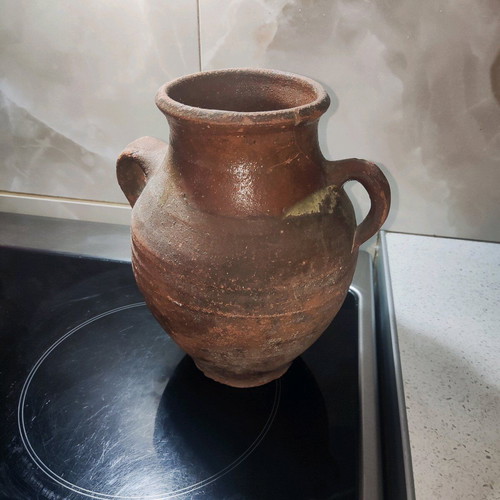 Κεραμικό πυθαράκι μεταχειρισμένο, παλιό ελληνικό 1930-50