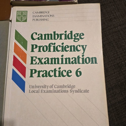 English Exam Books used, pack of 4