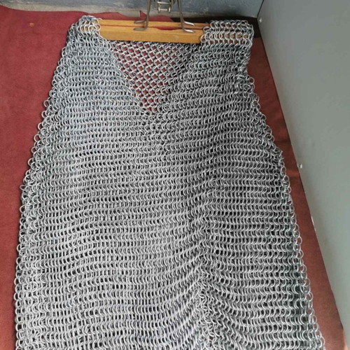 Chainmail armor interior used