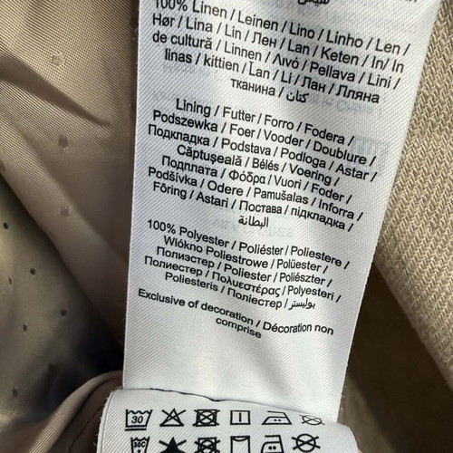 Rouge Vila linen dress M like new, beige