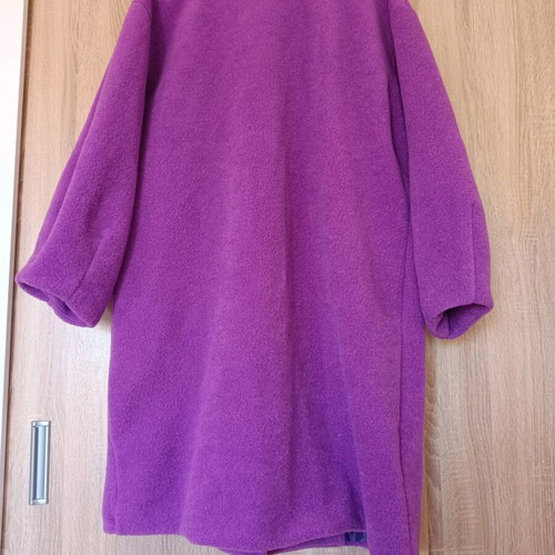 Magenta coat like new, one size, purple, oversize
