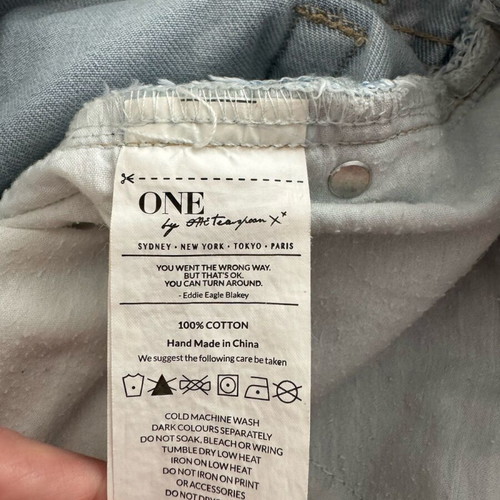 One Teaspoon Jean Shorts like new, size S