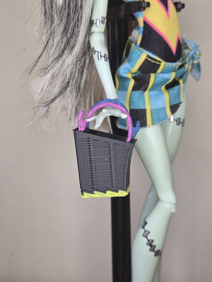 Monster High Gloom Beach Frankie's Bag 3D Printed Custom