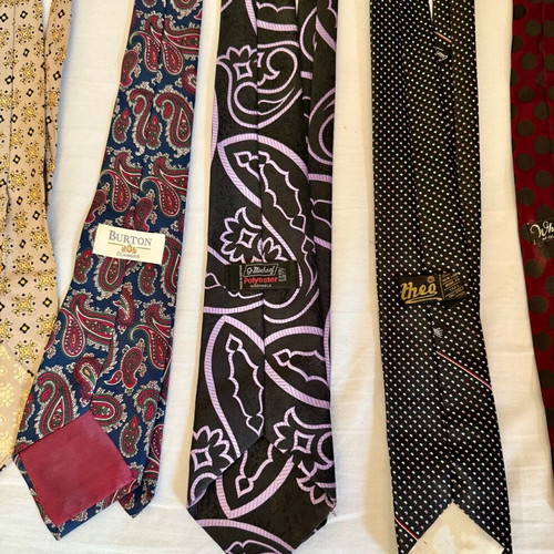 Vintage ties used, pack of 14 pieces