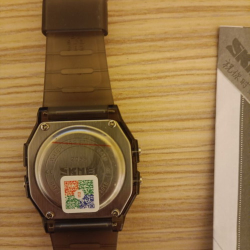 Skmei waterproof watch like new, black