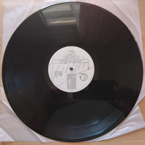 T'PAU Rage LP rock album like new