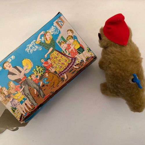 Fino wind-up toy like new, monkey 1950-1960