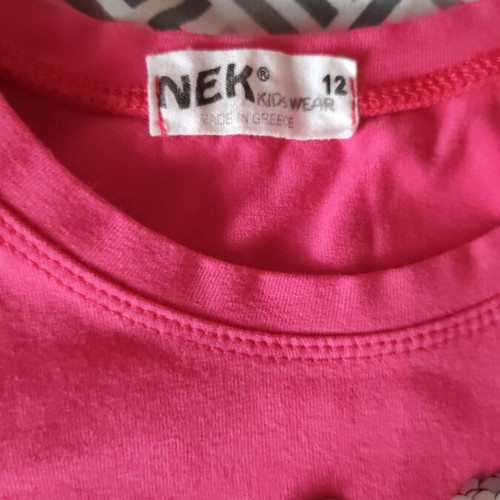 Nek Kids Wear spring set for girls, black and pink