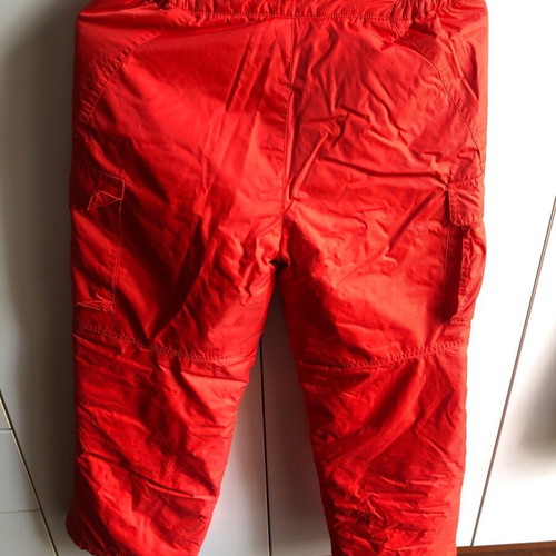 Red Landsend ski pants size 14 kids or small women like new
