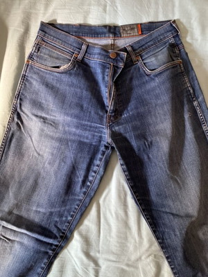 Wrangler jeans used, blue, sizes L and XL