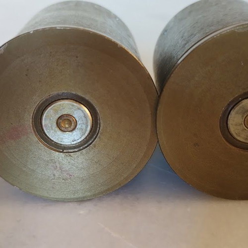 Vintage military casings used, set of 8 brass