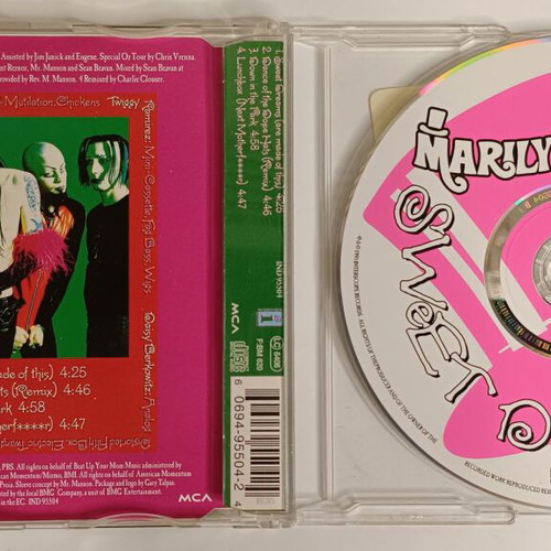 Marilyn Manson Sweet Dreams CD single like new