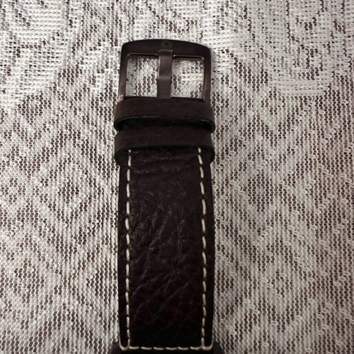 Oxette Unisex Wristwatch like new, brown leather strap, chronograph