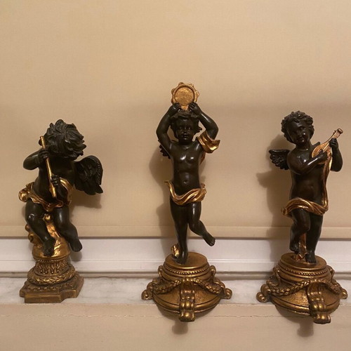 Decorative figurines like new, set of 3 pieces