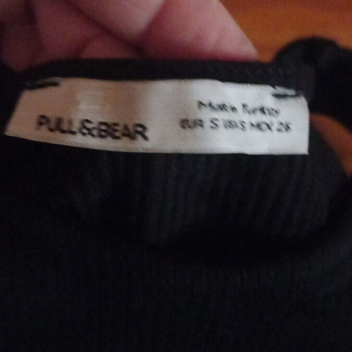 Pull & Bear elastic midi dress size S like new with side cat out
