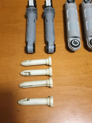 Αμορτισέρ πλυντηρίου σαν καινούργια, 4 τεμάχια για 60 & 120 ΚΝ