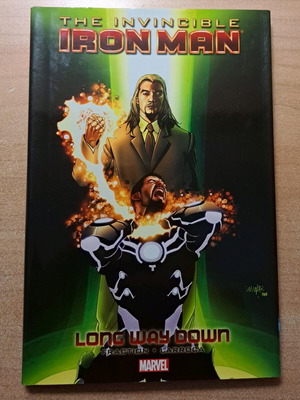 The Invincible Iron Man Long Way Down hardcover, rare edition