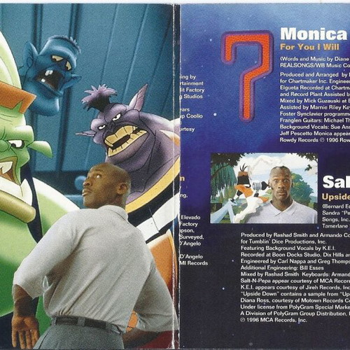 Space Jam Soundtrack CD with Booklet, New