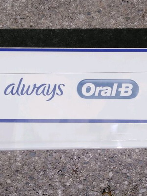 Portable rectangular parallelepiped advertising sign used