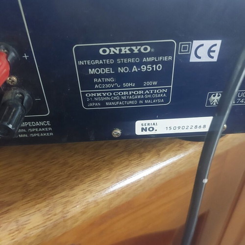 Onkyo A 9510 ενισχυτής μεταχειρισμένος, λειτουργικός