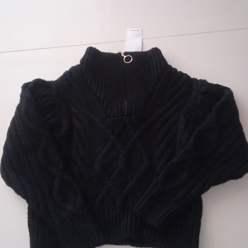 Mango pullover new, black, size S
