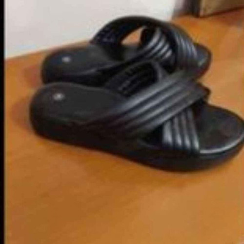 Flatform black sandals new, size 38