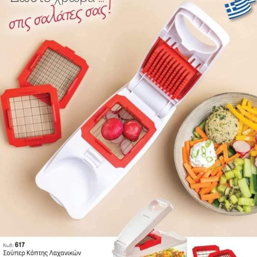Tupperware Vegetable Cutter new with 3 blades and 1L container