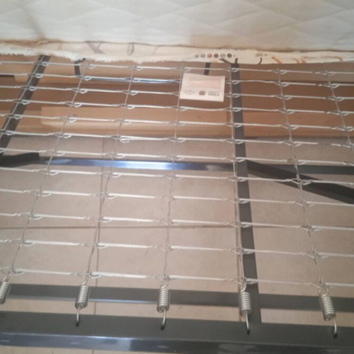 Double Sofa Bed used, opens from below to two beds