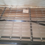 Double Sofa Bed used, opens from below to two beds