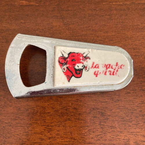 La vache qui rit promotional vintage bottle opener used
