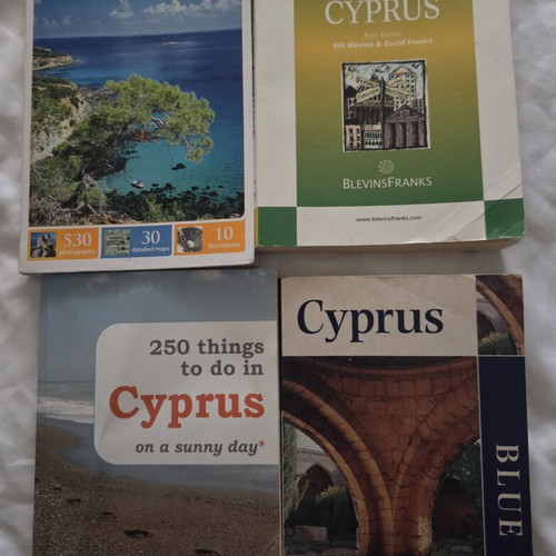 Books about Cyprus like new, set of 4