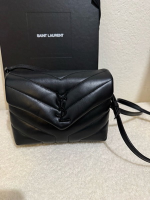 YSL Lou Lou crossbody bag like new, authentic black