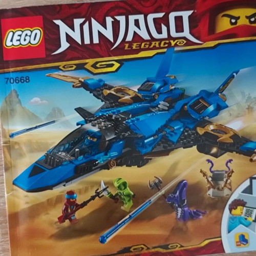 Lego Ninjago Jay Jet set like new with original figure, box and instructions